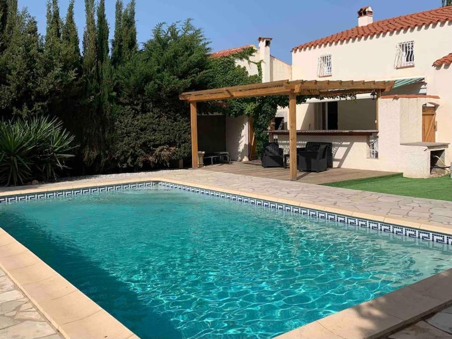 Jolie Villa Piscine A 15 Min Du Barcares Salses-le-Château Exterior foto